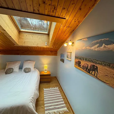 Des Gremiloups, Jacuzzi And Mont-blanc View 샬레 생제르베레뱅